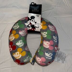 Disney Multicolor Mickey Mouse Travel Neck Pillow